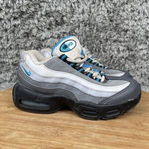 Nike Air Max 95 Recraft Grey Laser Blue Sneakers Shoes Child Toddler Size 12 C